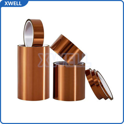 Heat Resistant Polyimide Film Tape High Temperature Single Sided Tape With Die Cutting, Gold Finger High Temperature Tape for Circuit Board Solder Mask Heat Resistance and Battery Insulation
