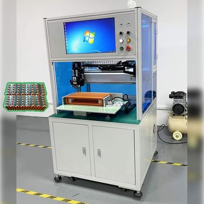 Хорошая цена Одиночный бортовой автоматический сварочный аппарат точечной аккумуляторной батареи на 18650 21700 цилиндрических клеток онлайн