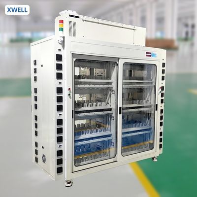 Хорошая цена XWELL XW-5V300A16CH Машина для сортировки призматических аккумуляторных ячеек с широким диапазоном 50-170 мм расстояние между полюсами 300А 16 каналов испытательное оборудование онлайн