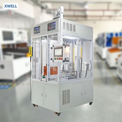Хорошая цена XW-ADW Автоматическая двухсторонняя батарейная сварочная машина 5000A-10000A Сервомоторное управление ПК для 18650-33140 ячеек онлайн