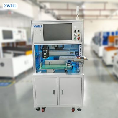 Автоматическая односторонняя вращающаяся голова с числовым управлением точка сварка машина сварщик для сборки батареи 18650/21700