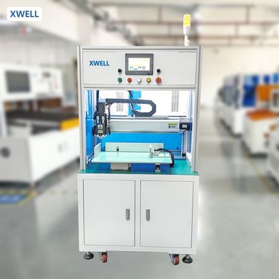 Хорошая цена Односторонняя цилиндрическая машина для точечной сварки аккумуляторов с роторной сварочной головкой онлайн