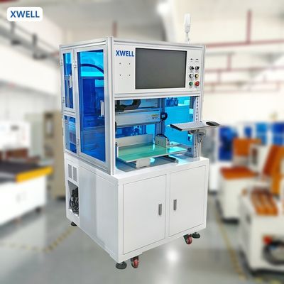 Хорошая цена XW-ADW Автоматический двухсторонний аккумуляторный аппарат для точечной сварки, 8000A, вращающаяся сварочная головка, наклонная точка, управление с ПК онлайн