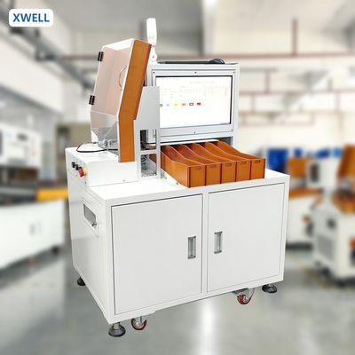 Хорошая цена Автоматическая 5-канальная цилиндрическая батарейная сортировочная машина для 18650, 26650, 32650, 21700 ячеек с напряжением и сопротивлением онлайн