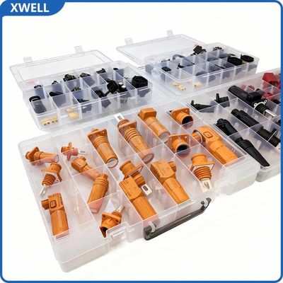 Хорошая цена High Voltage Connector 150A 200A 250A High-Voltage Energy Storage Connector for Battery Management Systems Lithium Battery (BMS) Copper Through-Wall Output Energy Storage Connector онлайн